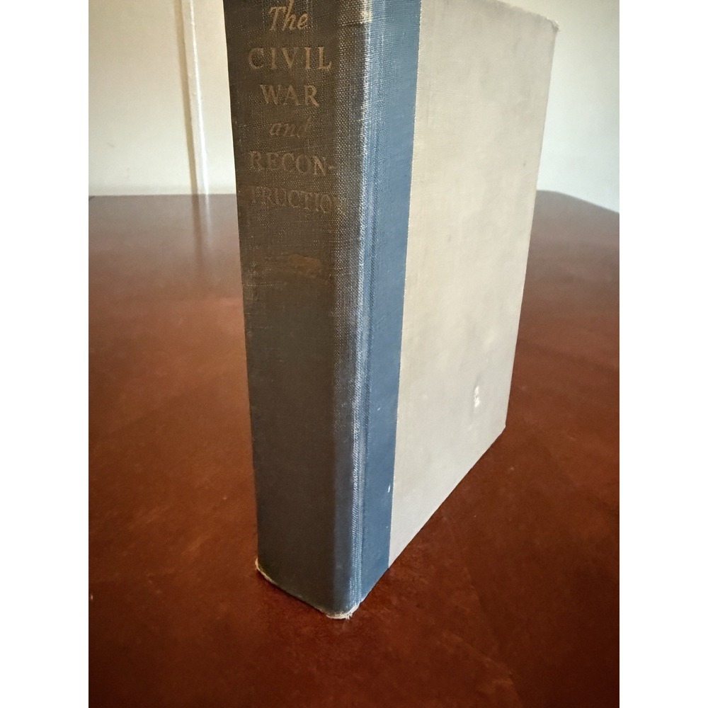 The Civil War and Reconstruction JG Randall 1937 Vintage Hardcover Book